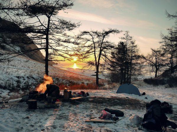 acampada en rusia