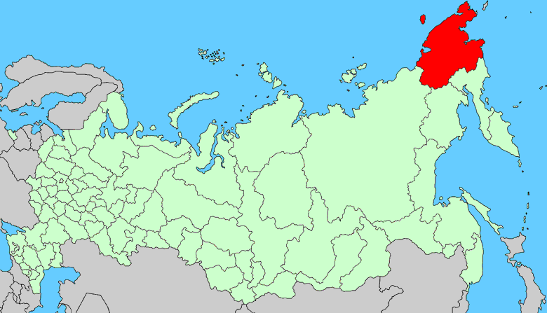 mapa Chukotka